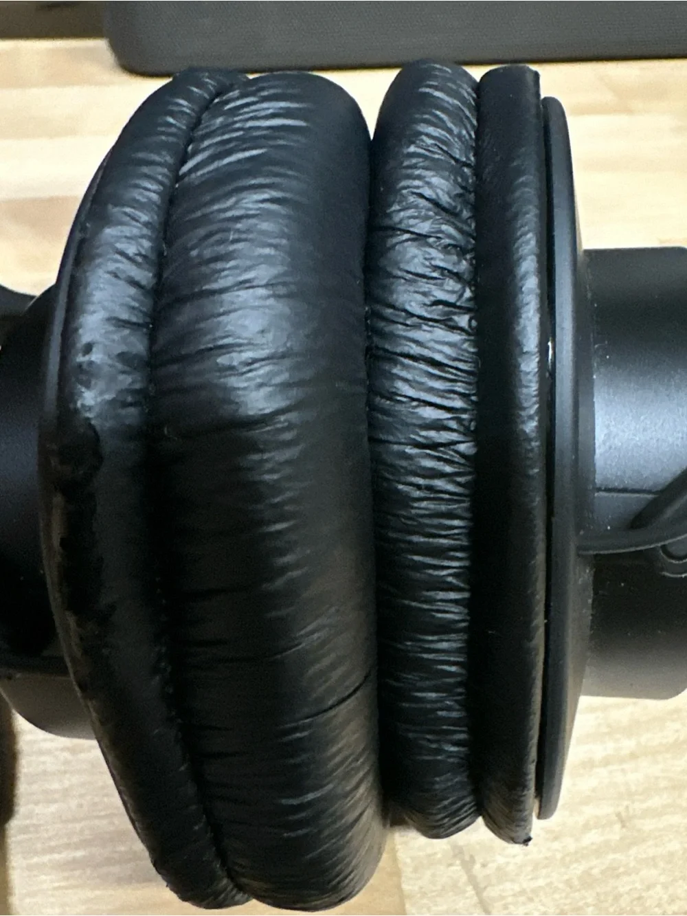 Sony Black Over-Ear Headphones with Blue Accent
